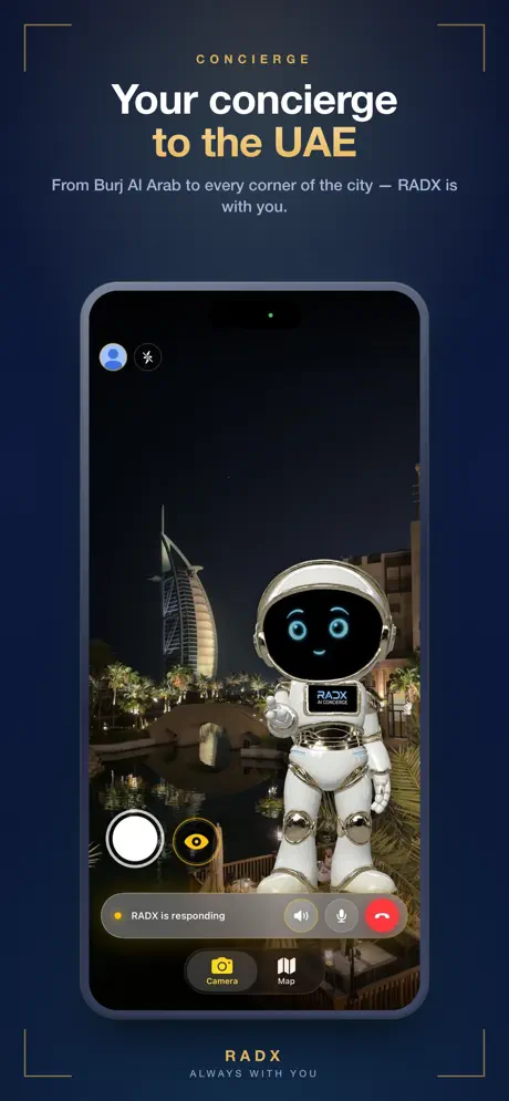 RADX app screen