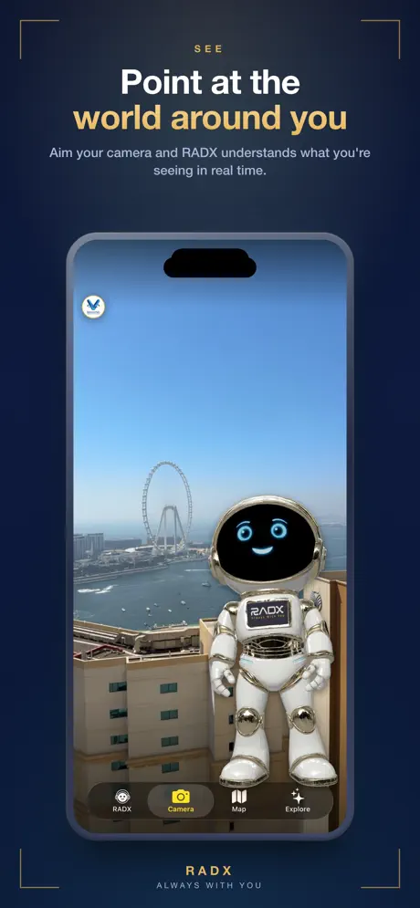 RADX app screen